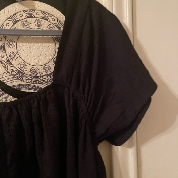 Plus Size Women’s black off the shoulder midi dress size XL pre-owned - Picture 7 of 10